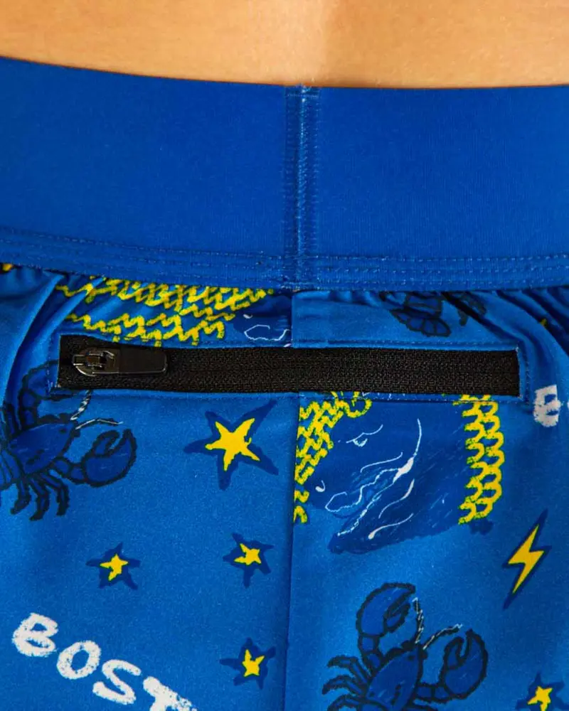 Women's Boston Doodle 4" Split Shorts 5
