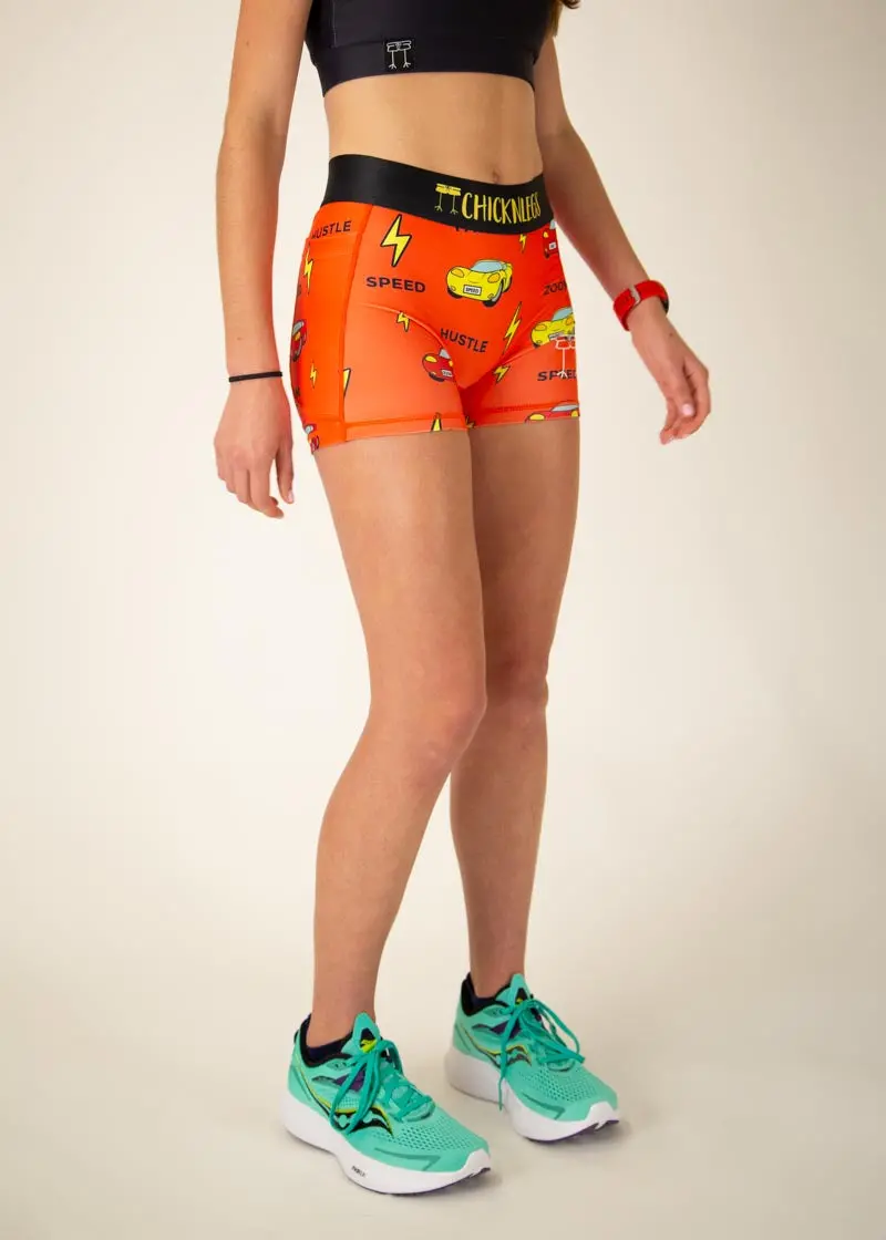 Women's Cars 3" Compression Shorts 2