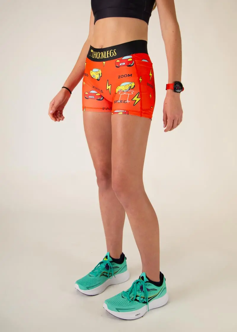 Women's Cars 3" Compression Shorts 3