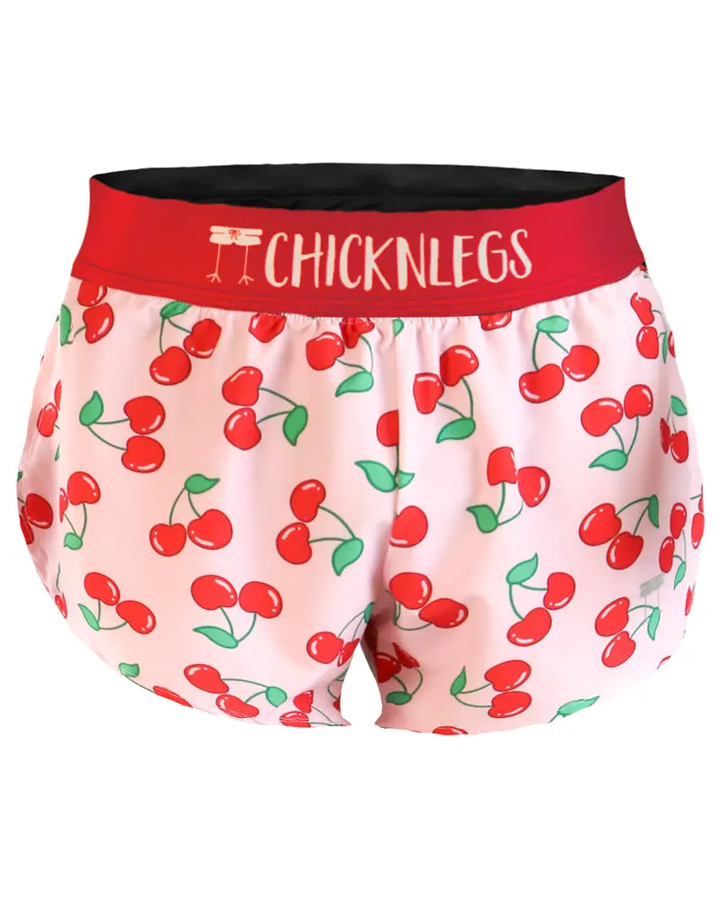 Women's Cherries 1.5" Split Shorts 1