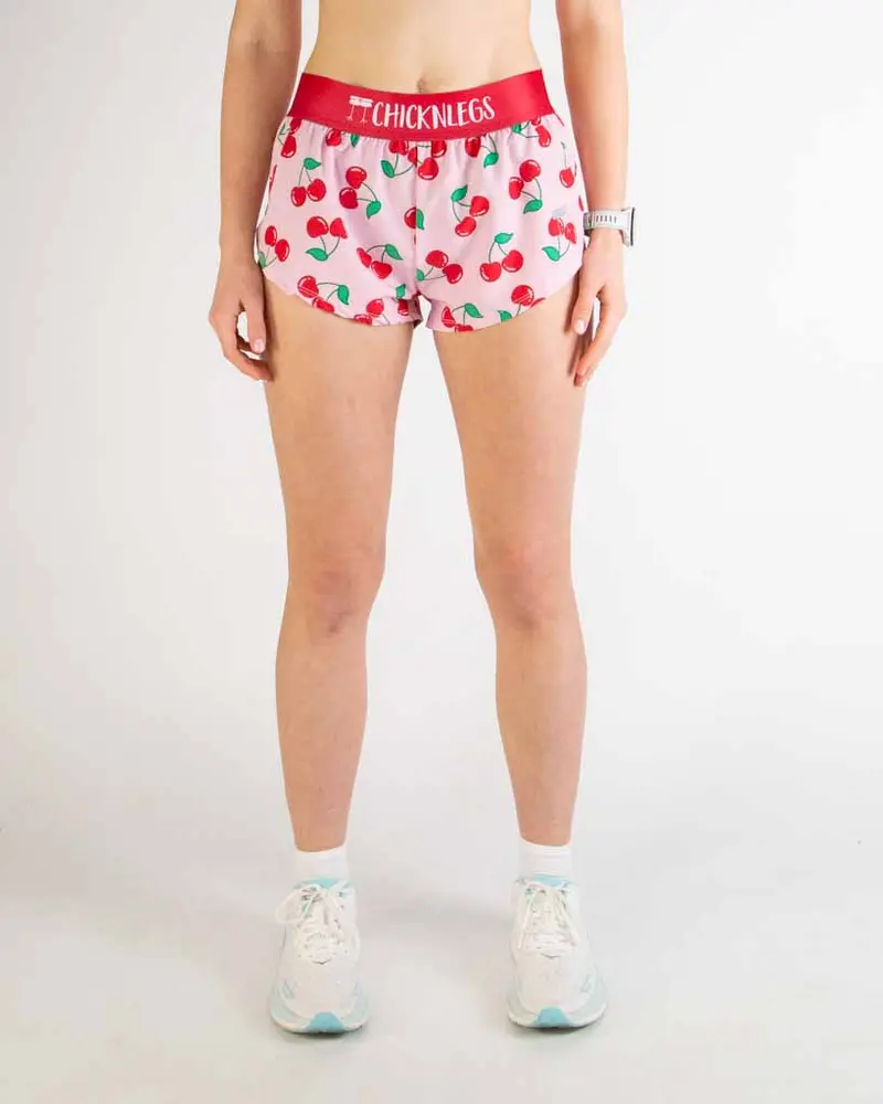 Women's Cherries 1.5" Split Shorts 2