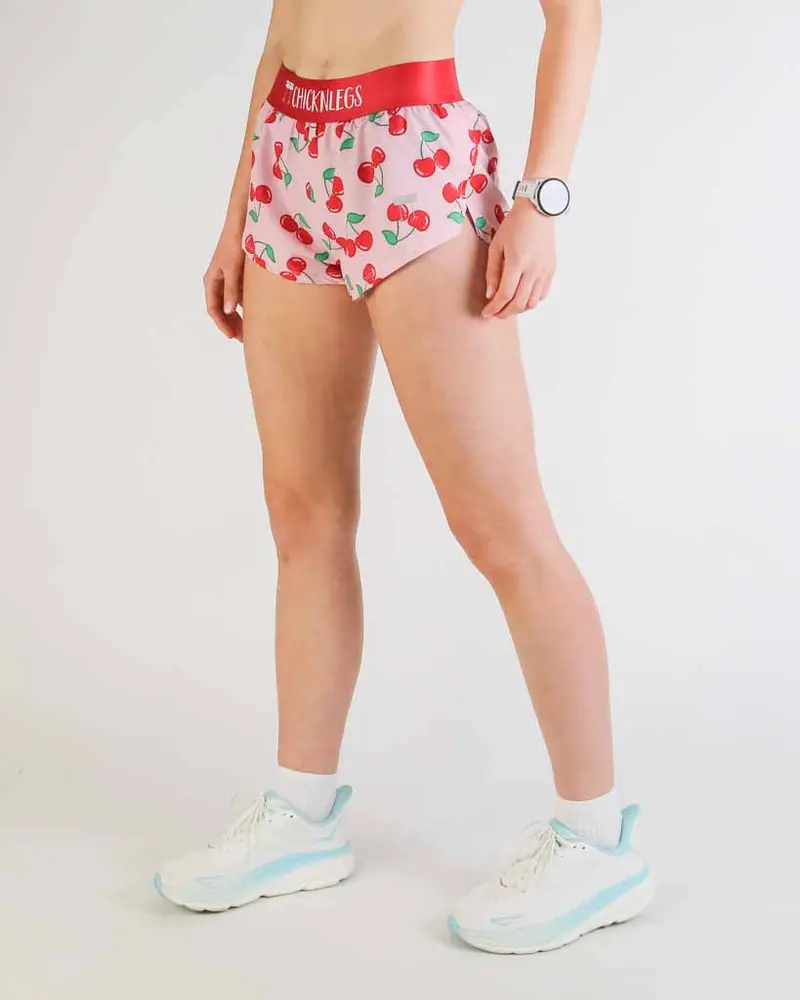 Women's Cherries 1.5" Split Shorts 3