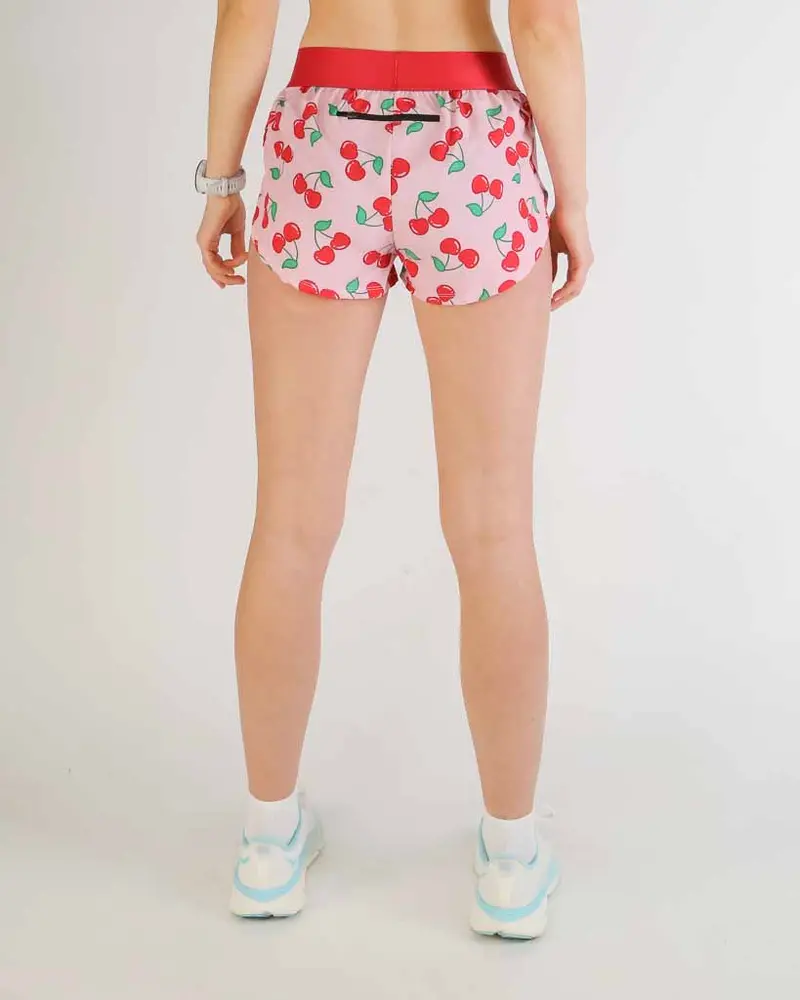 Women's Cherries 1.5" Split Shorts 5