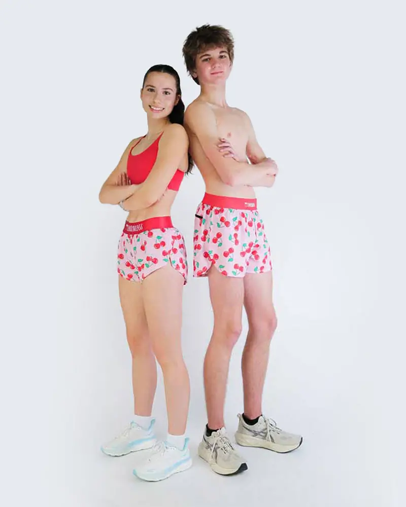Women's Cherries 1.5" Split Shorts 6