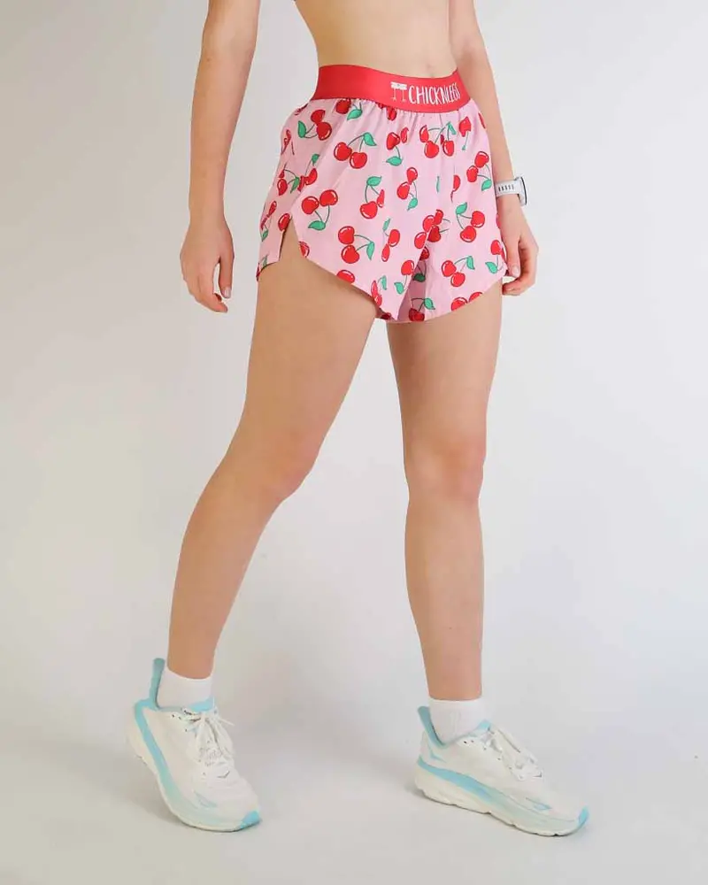 Women's Cherries 4" Split Shorts 1