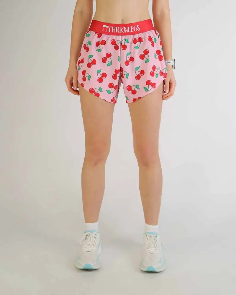 Women's Cherries 4" Split Shorts 3