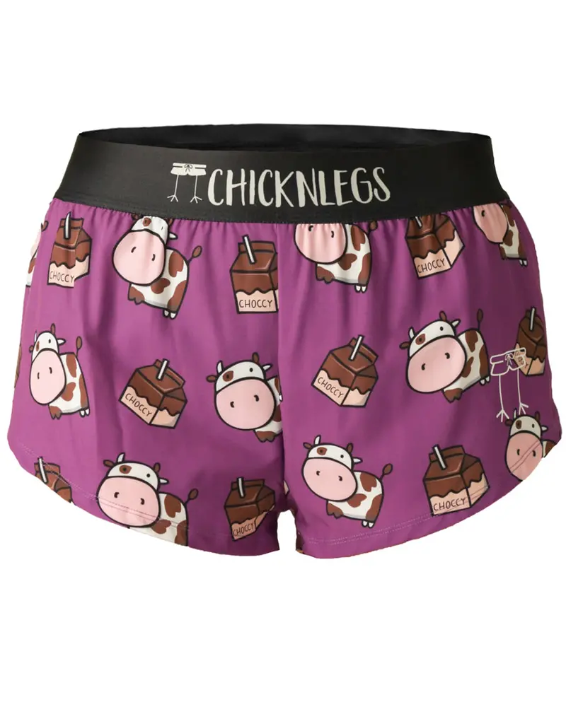 Women's Choccy Cows 1.5" Split Shorts 1