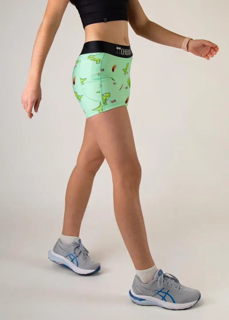 Women's Dino-Sore 3" Compression Shorts 3