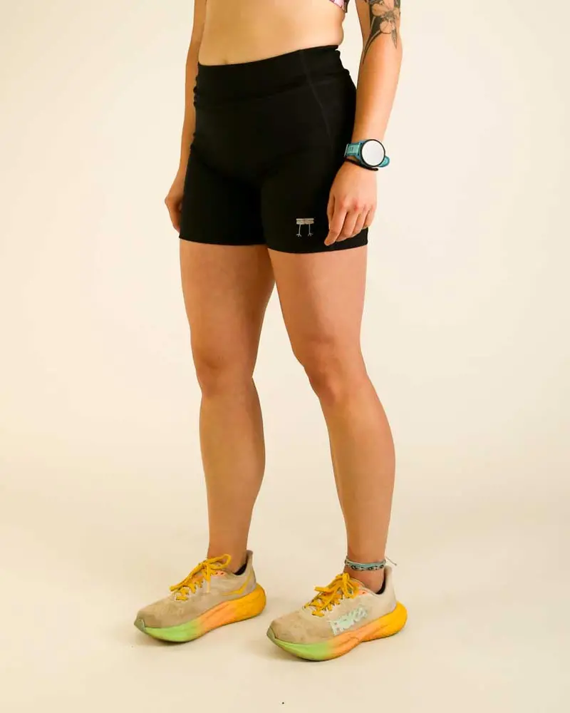 Women's Fly High-Waisted 5" Biker Shorts – Onyx 1