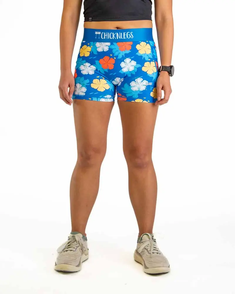 Women's Hawaiian 3" Compression Shorts 1