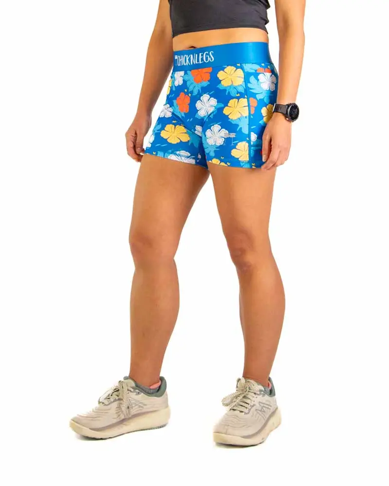 Women's Hawaiian 3" Compression Shorts 2
