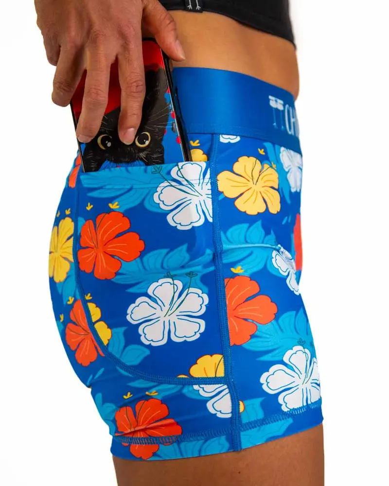 Women's Hawaiian 3" Compression Shorts 4
