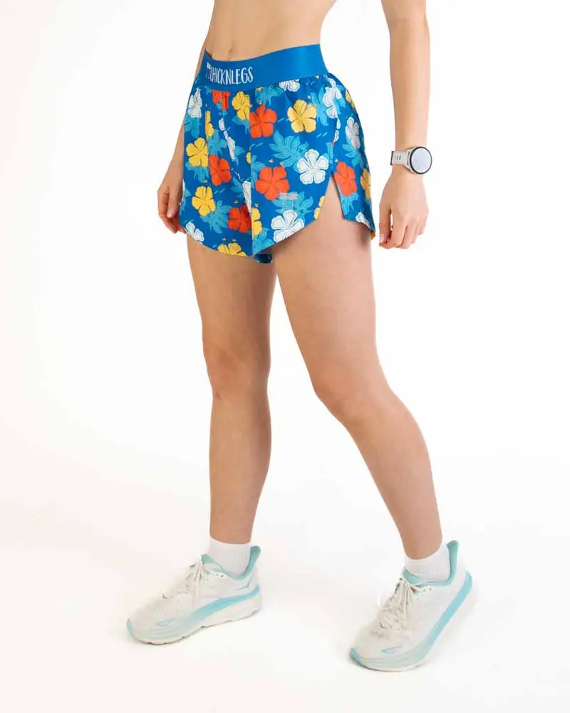 Women's Hawaiian 4" Split Shorts 1