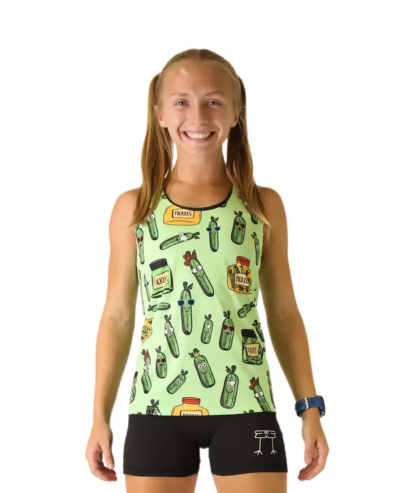 Women's Pickles Performance Singlet 1
