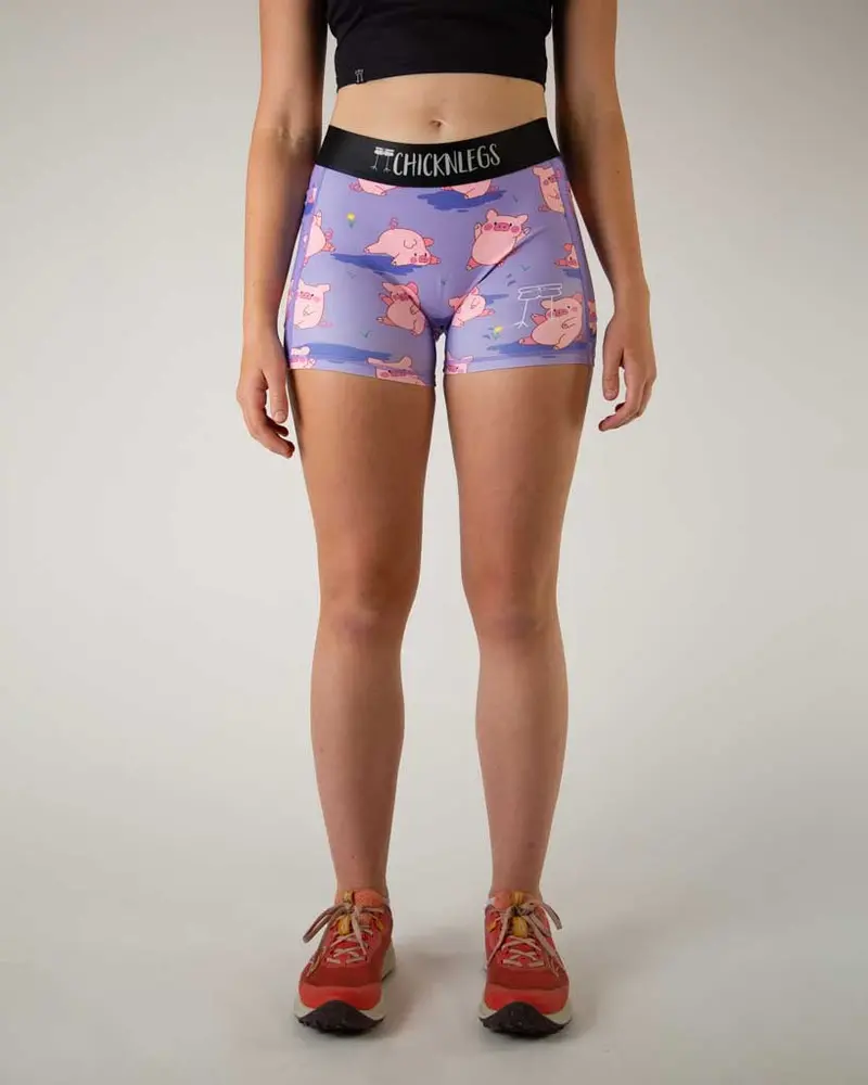 Women's Piggies 3" Compression Shorts 1