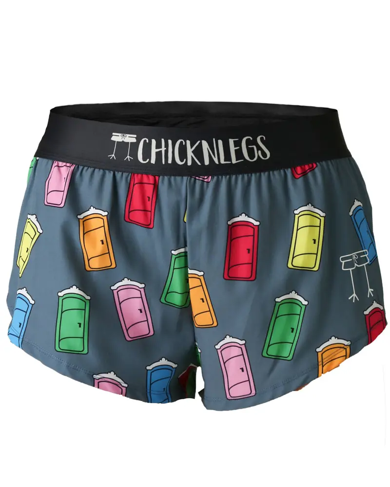 Women's Porta Potty 1.5" Split Shorts 1