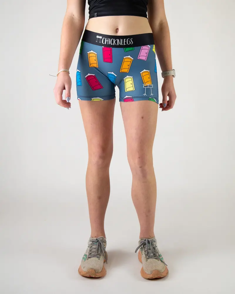 Women's Porta Potty 3" Race Compression Shorts 1