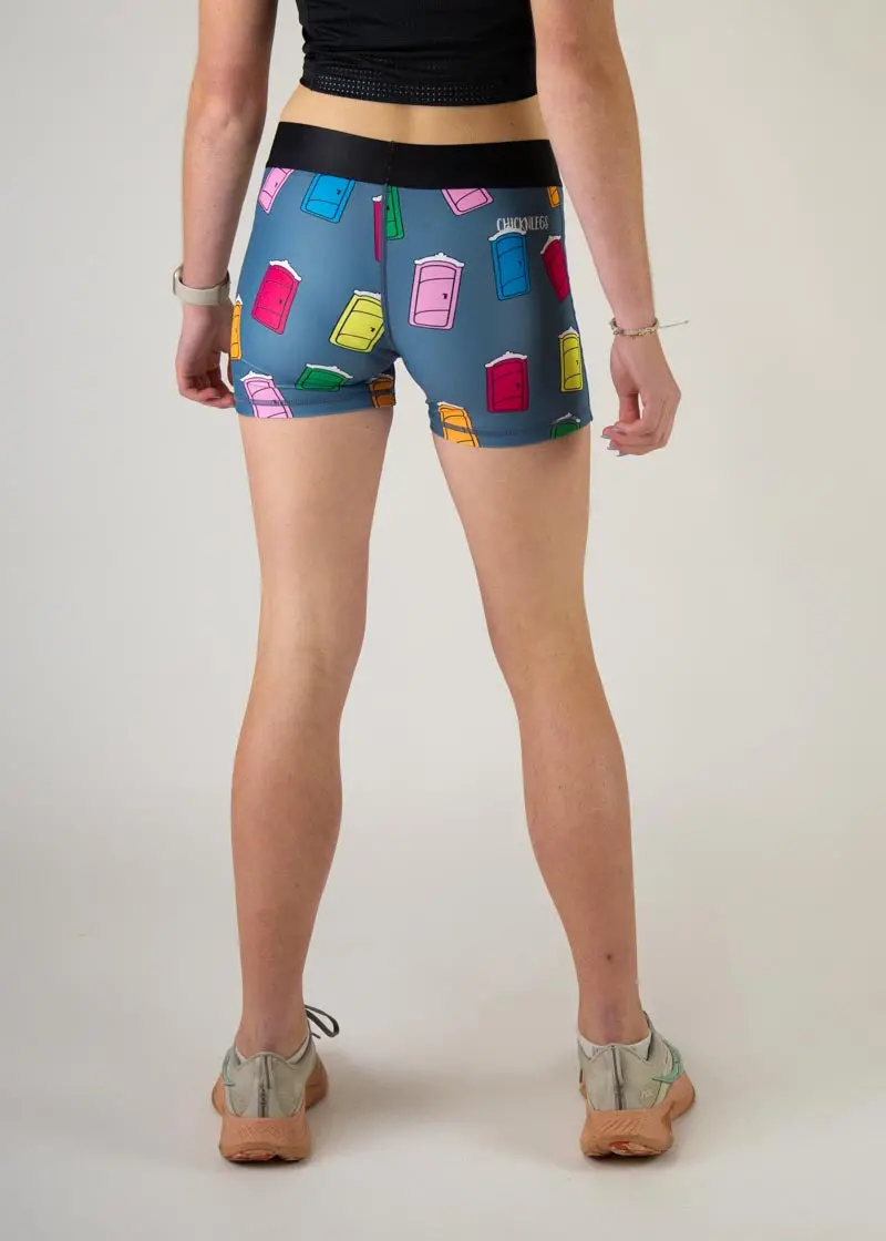 Women's Porta Potty 3" Race Compression Shorts 4