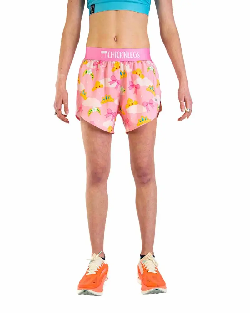 Women's Princess Tiara 4" Split Shorts 1