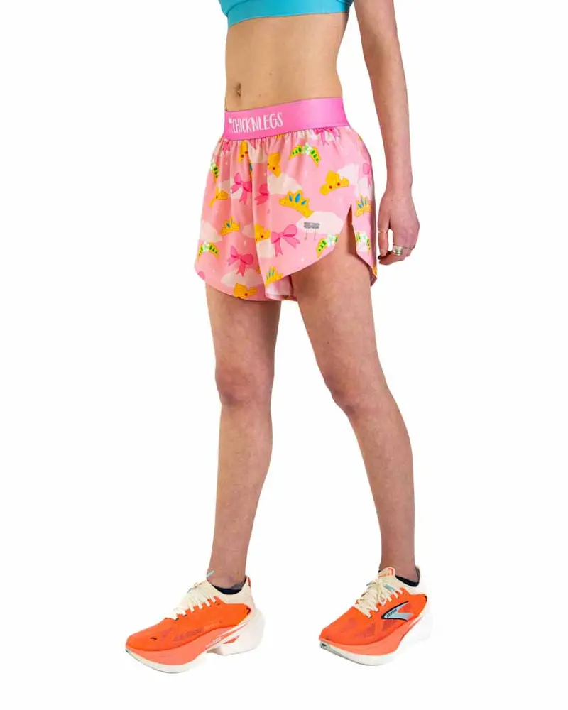 Women's Princess Tiara 4" Split Shorts 2