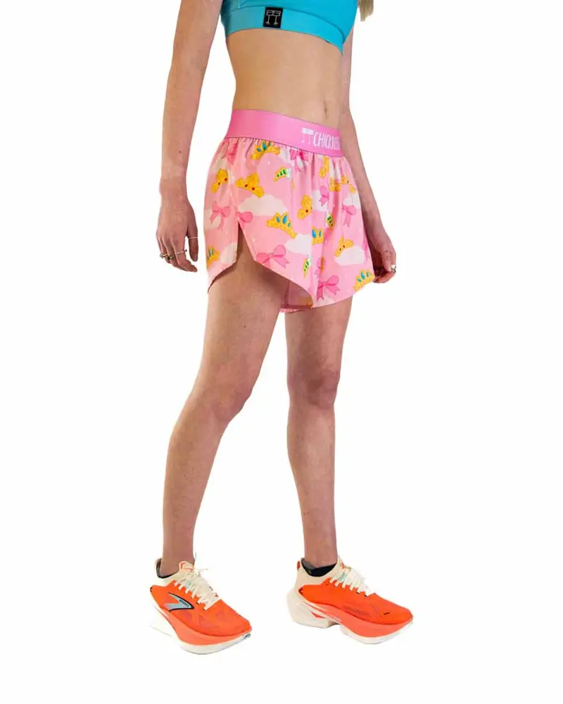 Women's Princess Tiara 4" Split Shorts 3