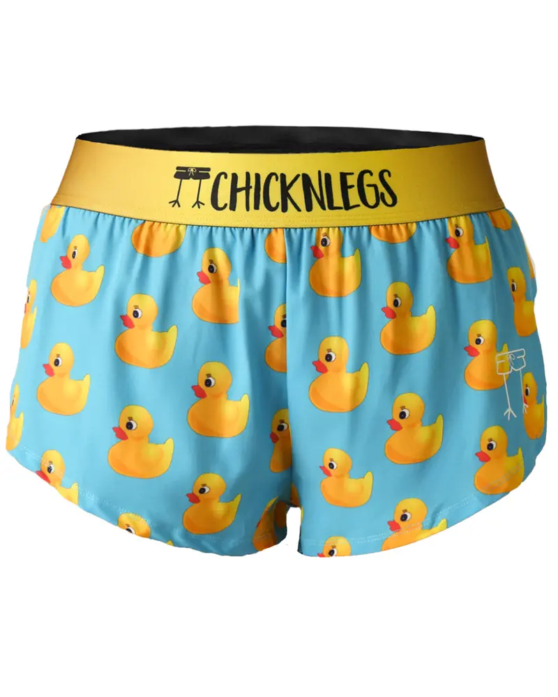 Women's Rubber Ducky 1.5" Split Shorts 1