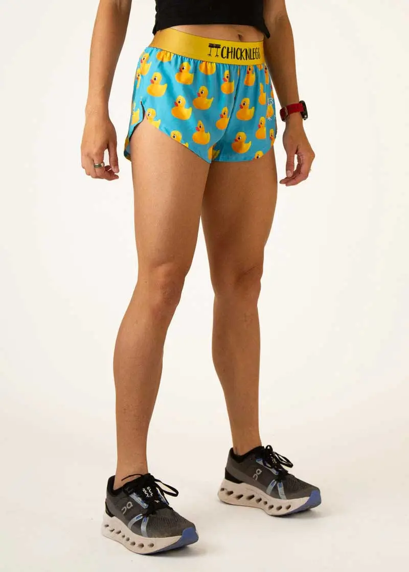 Women's Rubber Ducky 1.5" Split Shorts 3