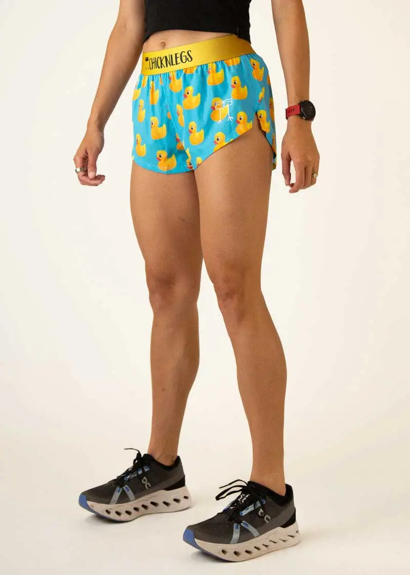 Women's Rubber Ducky 1.5" Split Shorts 4