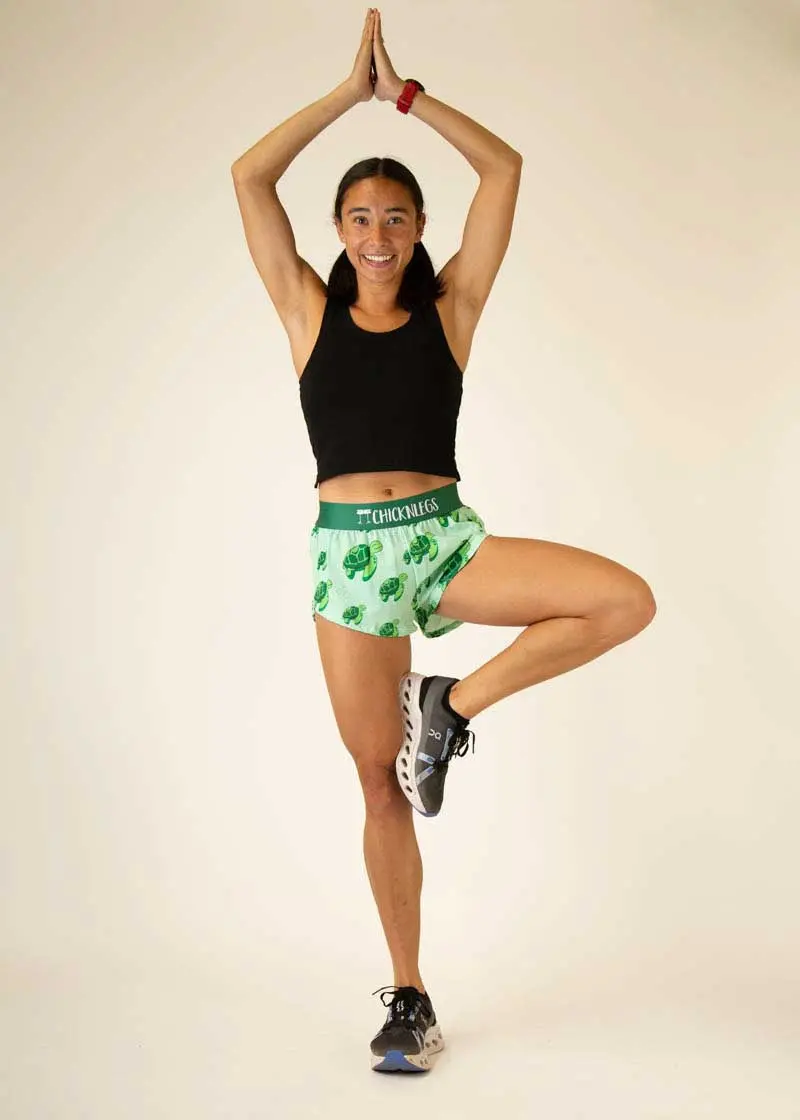 Women's Sea Turtles 1.5" Split Shorts 6