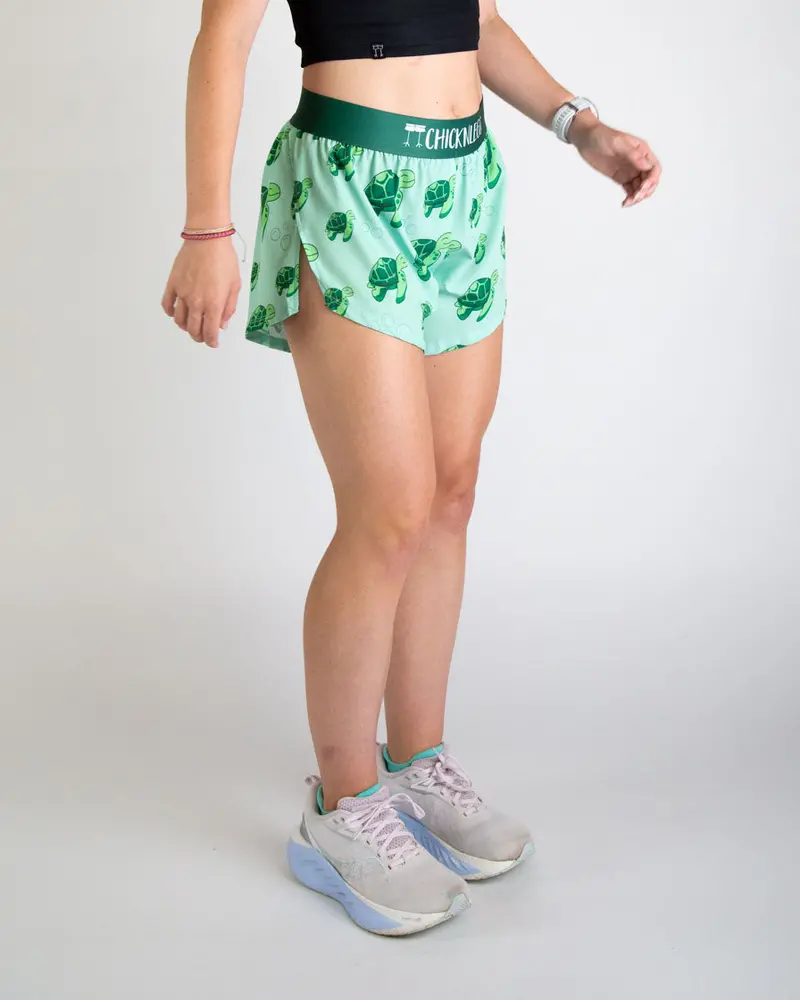 Women's Sea Turtles 4" Split Shorts 2