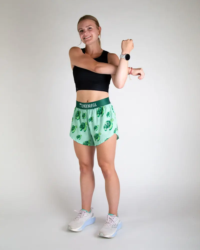 Women's Sea Turtles 4" Split Shorts 5