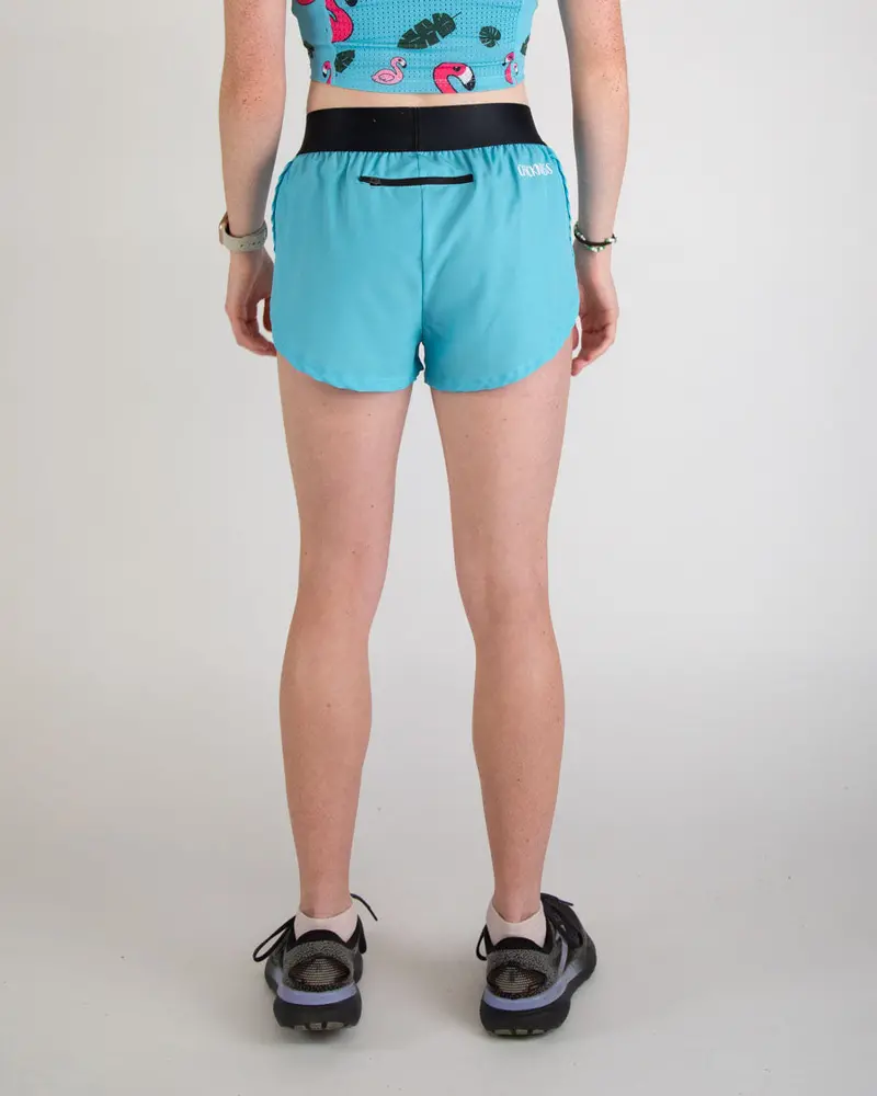 Women's Sky Blue 1.5" Split Shorts 5