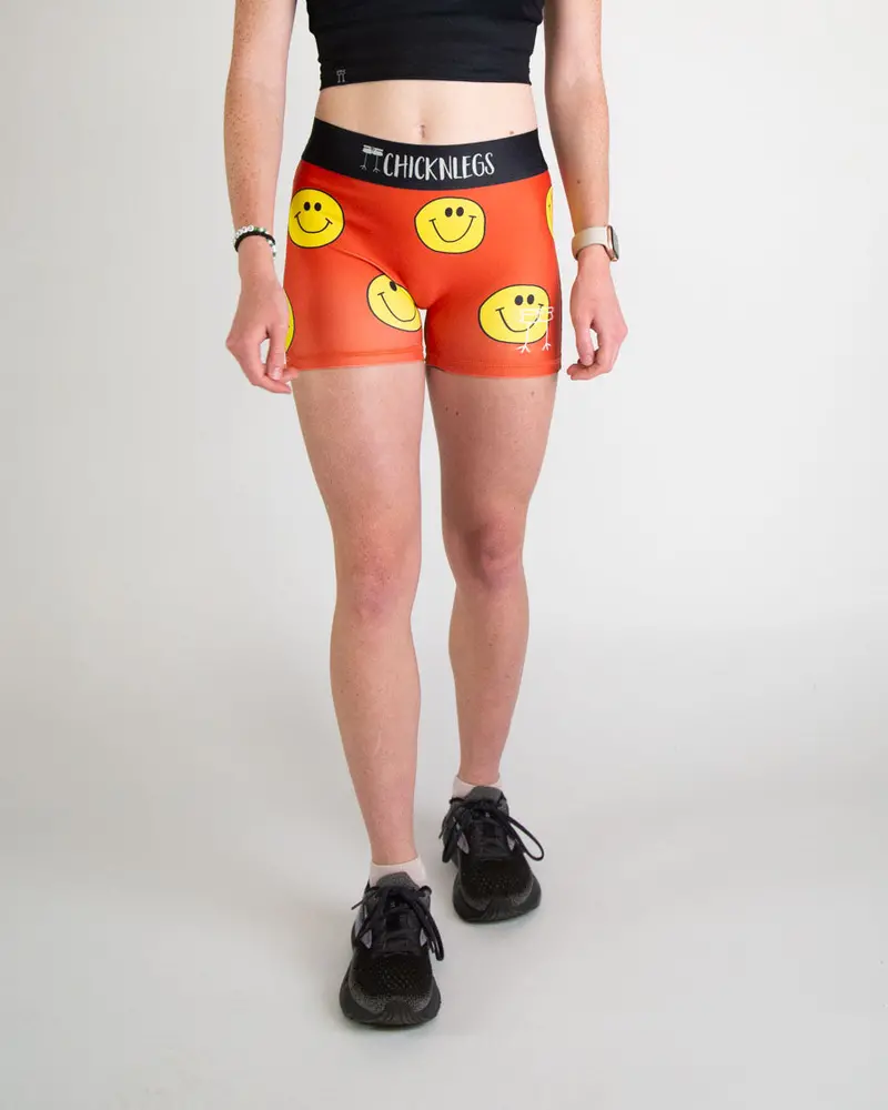 Women's Smiley 3" Race Compression Shorts 1