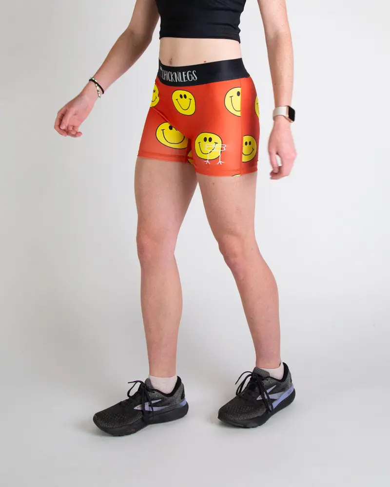 Women's Smiley 3" Race Compression Shorts 2