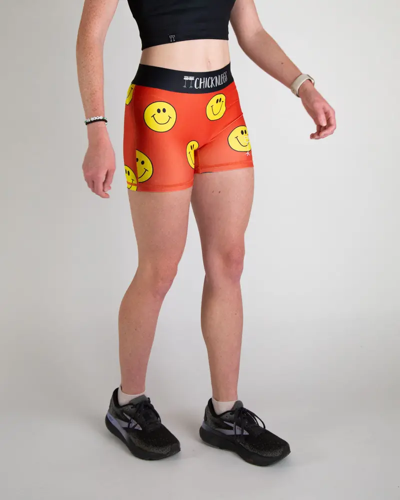 Women's Smiley 3" Race Compression Shorts 3