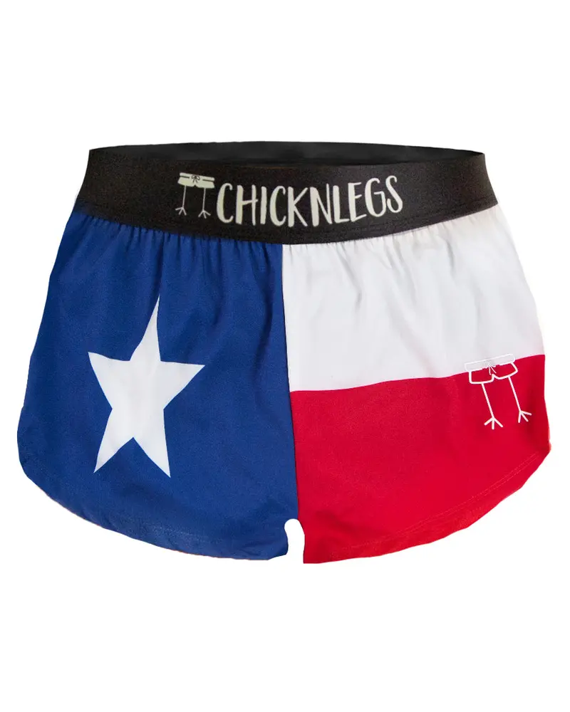 Women's Texas Flag 1.5" Split Shorts 1