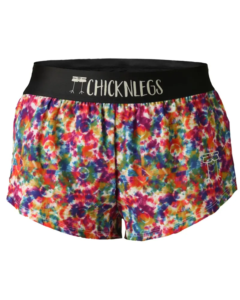 Women's Tie-Dye 1.5" Split Shorts 1