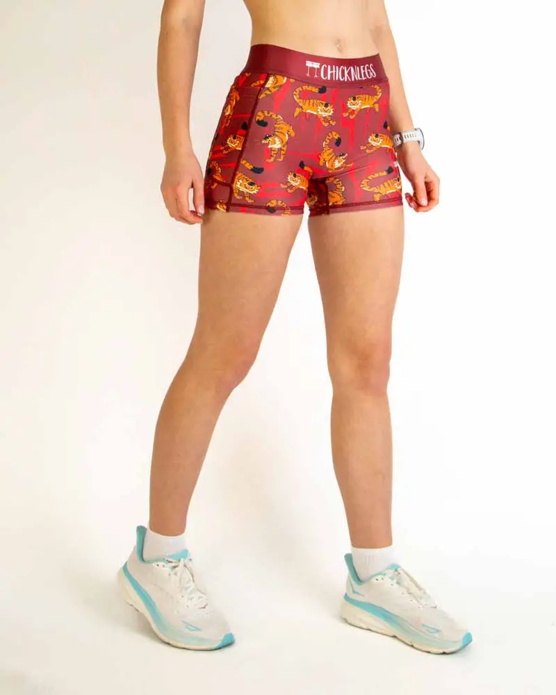 Women's Tigers 3" Compression Shorts 1