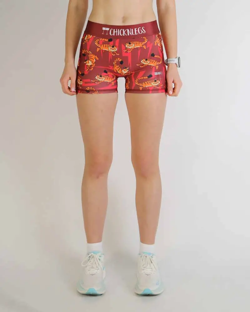 Women's Tigers 3" Compression Shorts 2