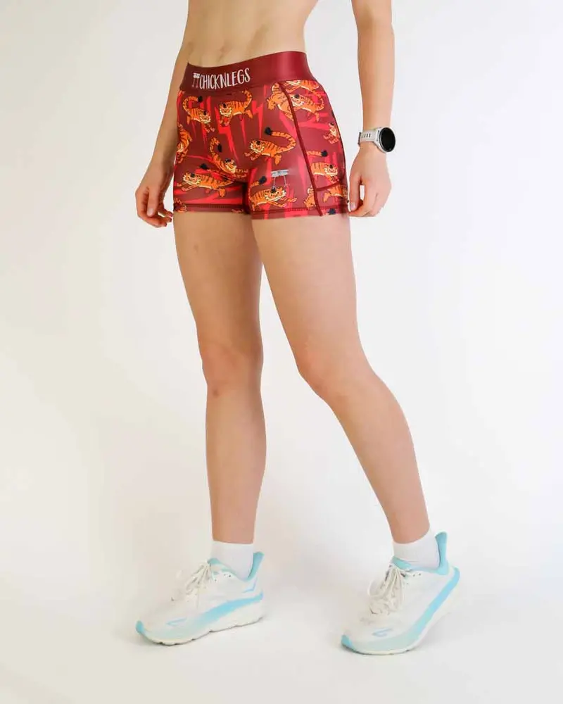 Women's Tigers 3" Compression Shorts 3