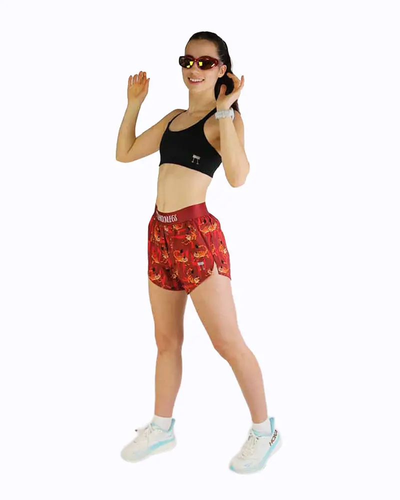 Women's Tigers 4" Split Shorts 5
