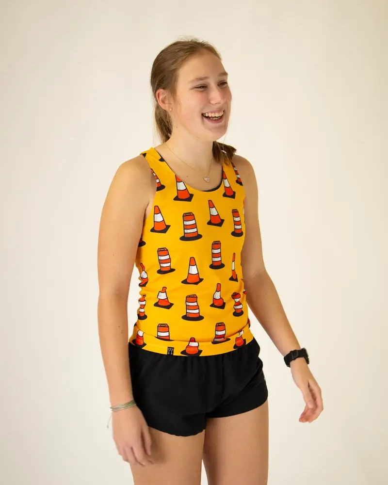 Women's Traffic Cones Performance Singlet 2