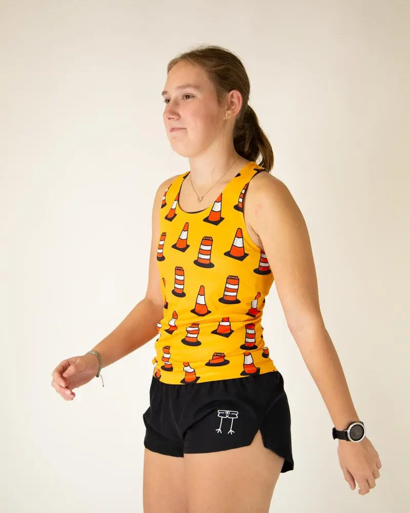 Women's Traffic Cones Performance Singlet 3