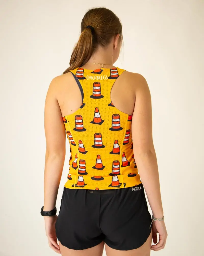 Women's Traffic Cones Performance Singlet 4