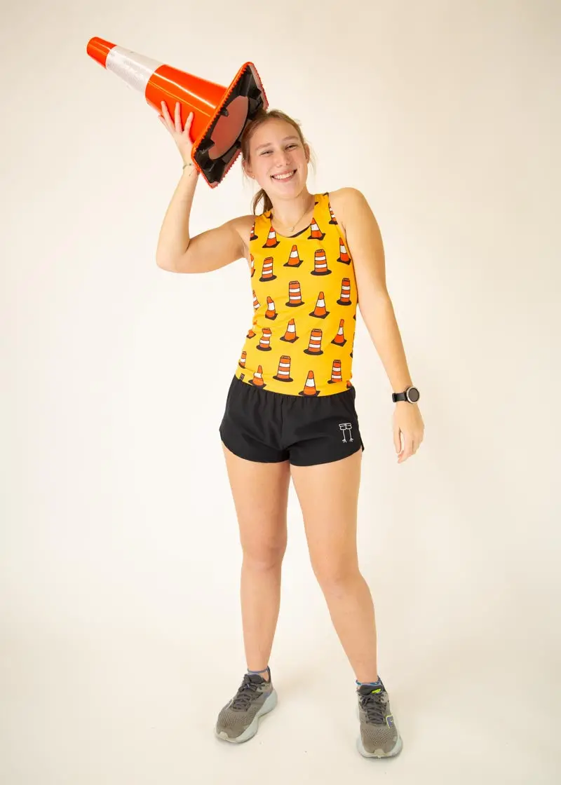Women's Traffic Cones Performance Singlet 6