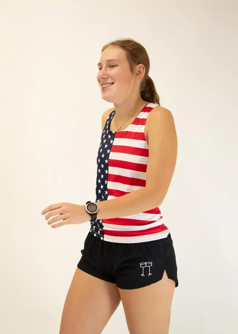 Women's Usa Performance Singlet 3