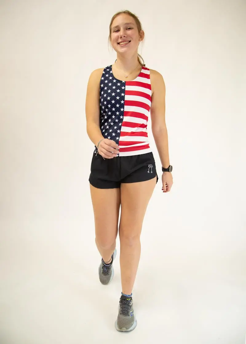 Women's Usa Performance Singlet 5