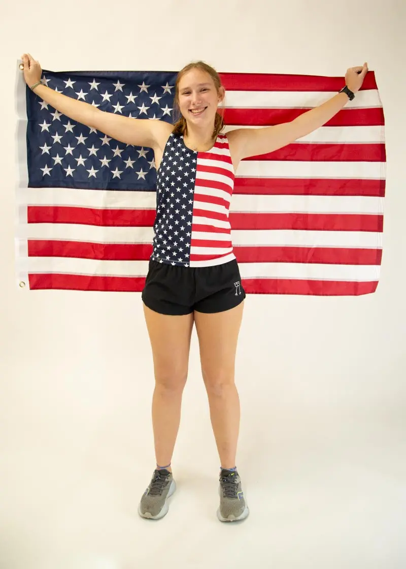 Women's Usa Performance Singlet 6