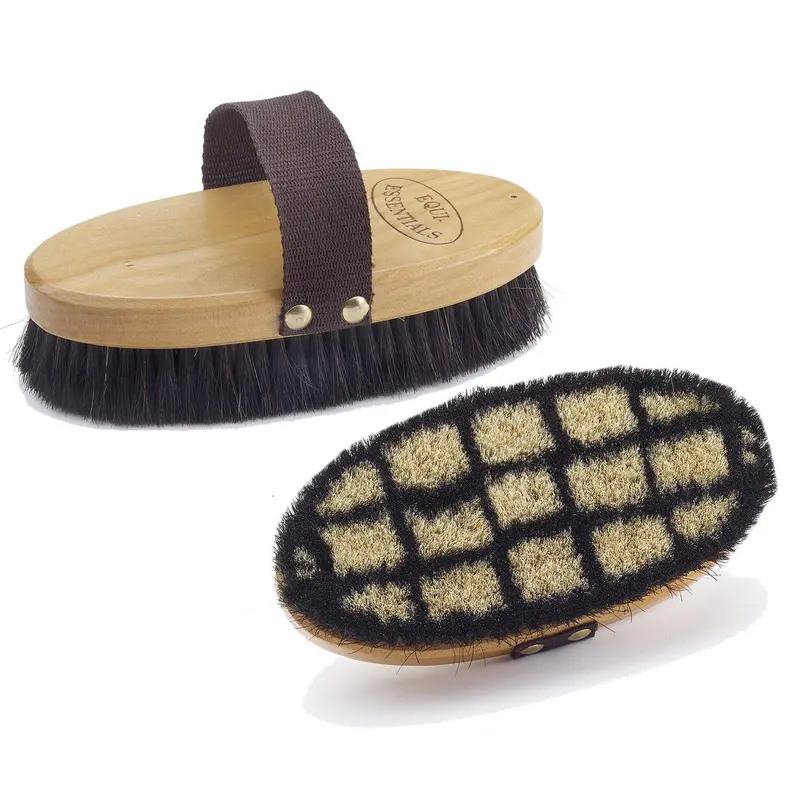 Wood Back Body Brush With Pig Bristles 1