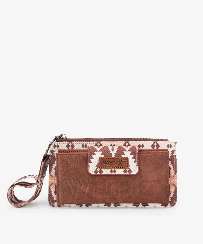 Wrangler Aztec Print Wristlet 2